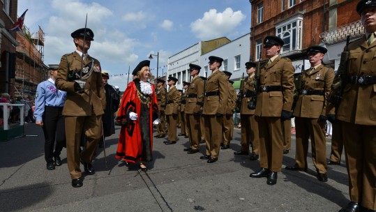 Freedom Parade in Bridport
