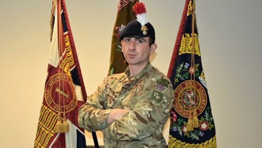 Fusilier Sam Brownridge