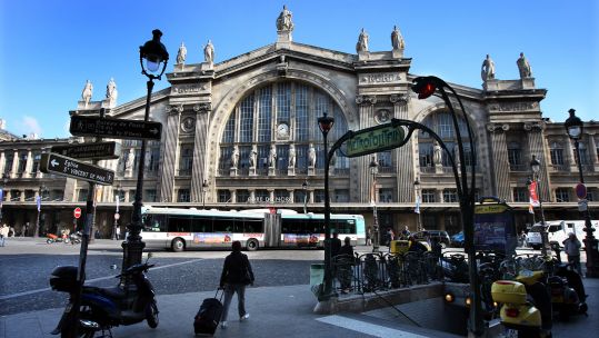 Gare du Nord railway station in Paris