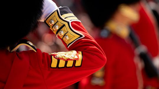 Garrison Sergeant Major salute CREDIT MOD