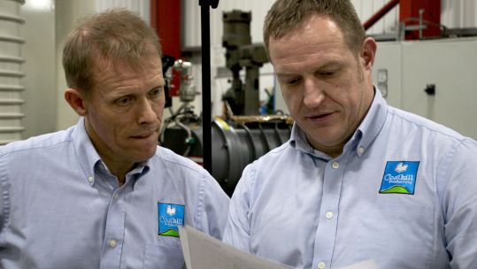 Ex-soldiers Gary Kendall and Russ Nolan. Credit: Russ Nolan
