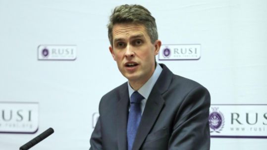 Defence Secretary Gavin Williamson RUSI