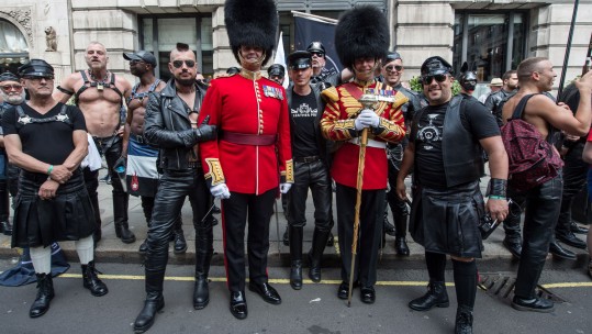 British Army Celebrates Pride In London Credit: Sgt Rupert Frere RLC MoD Crown