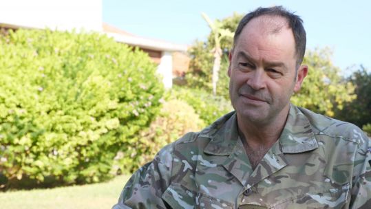 General Patrick Sanders speaks to Simon Newton 041019 CREDIT BFBS_0