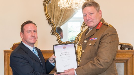 Anthony Ballard General Sir Chris Deverell Commander Joint Forces Command Admiralty House Northwood Crown Copyright