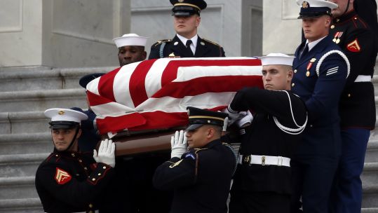 George HW Bush National Cathedral Funeral PA