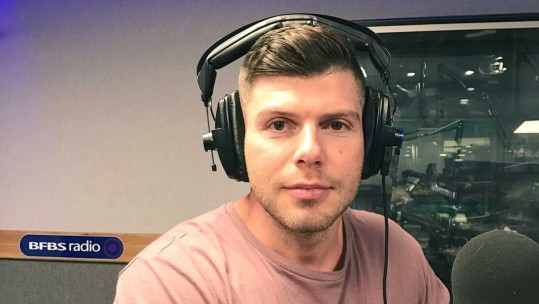 Soldier turned author Geraint Jones on Forces Radio BFBS
