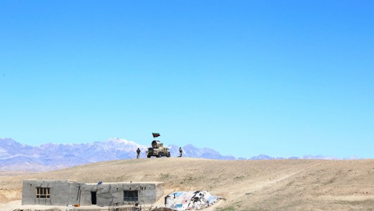 Ghazni patrol by Afghan security forces