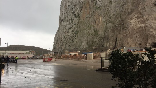 Gibraltar rock fall