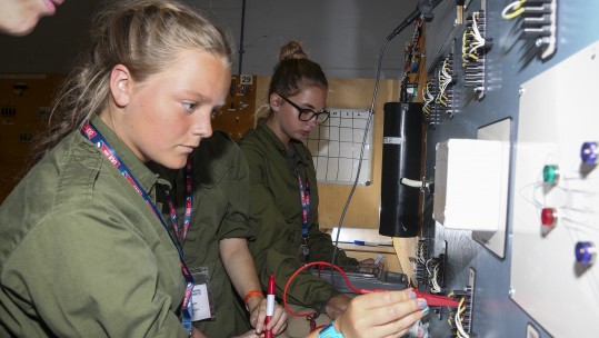 Girl Power On Display At RAF100 Science & Engineering Challenge (Credit: MoD)