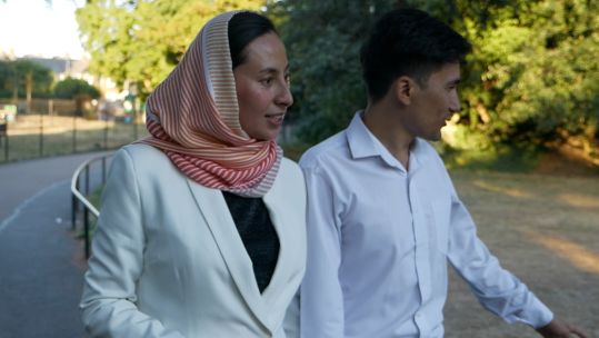 Gohar (left) Najeeb (right) lives were saved by Sandhurst group chat during Kabul evacuation 11082022 CREDIT BFBS_0