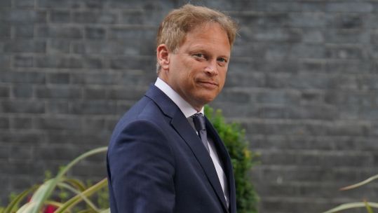 Grant Shapps leaving Downing Street after being appointed Defence Secretary