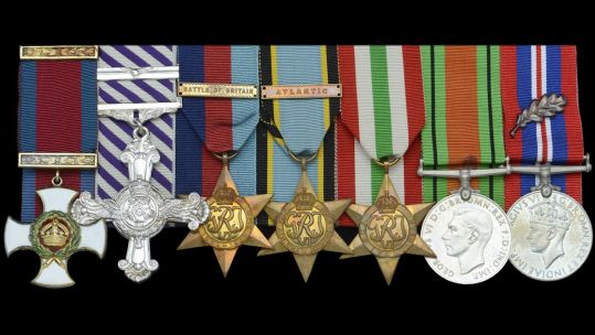 Group Captain Brian Kingcombe medals 190521 CREDIT DIX NOONAN WEBB