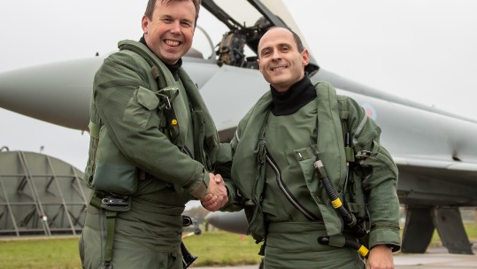Group Captain Baulkwill  Group Captain Flewin