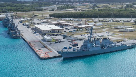 Guam Naval Base (Picture: PA images).