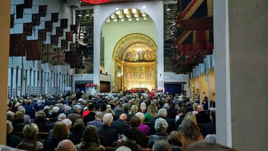 SSAFA Christmas Carols at the Guards Chapel 2019 BFBS
