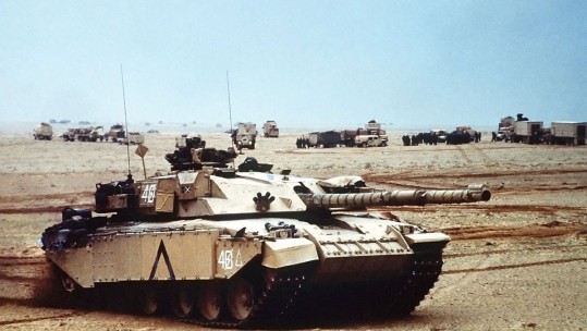 Gulf War tank assault