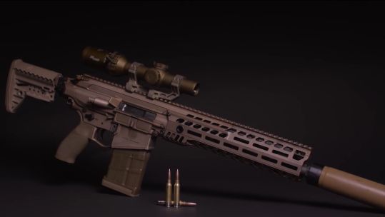 New rifle uses hybrid steel and brass 6.8mm ammunition