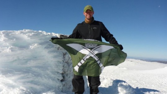 Gurkha Lieutenant Scott Sears in Antarctica expedition - Credit: antarcticgurkha.com
