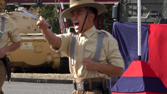 Gurkha celebrating 75 years of The Queen's Gurkha Engineers 171023 CREDIT BFBS
