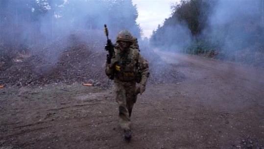 Gurkha engineer completing his final engineering course before passing out 180325 CREDIT BFBS