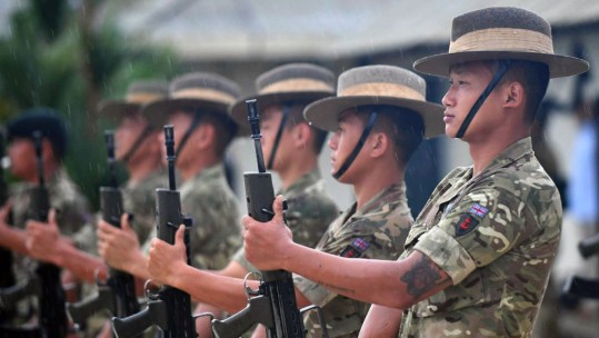 Guard of Honour 2nd Battalion Royal Gurkha Rifles
