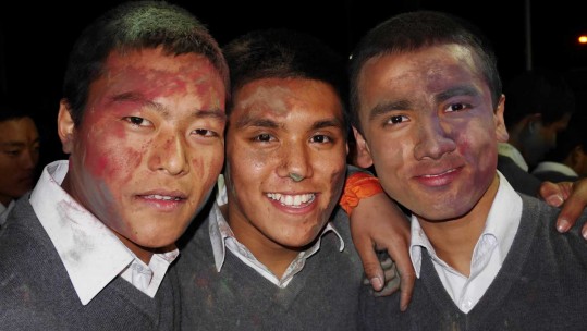 Gurkhas Celebrate Holi Festival Of Colours