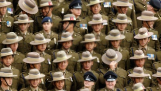 22 Signal Regiment, takes to the parade square at Beacon Barracks