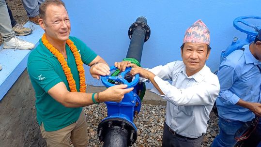Gurkhas join forces to help alleviate drinking water shortage in Nepal 13072023 CREDIT BFBS