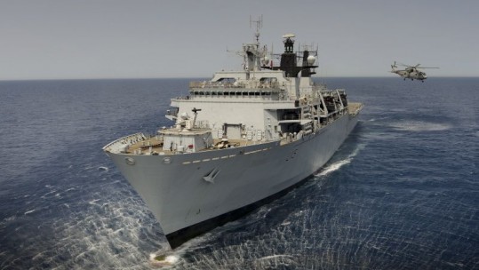 HMS Albion (Credit: MOD)