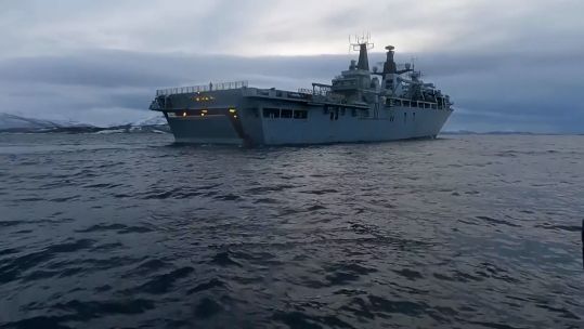 	HMS Albion deployed in Norway