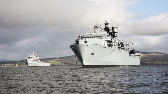 HMS Albion and her sister ship HMS Bulwark are the two headline losses in the Government's defence cuts (Picture: Royal Navy)