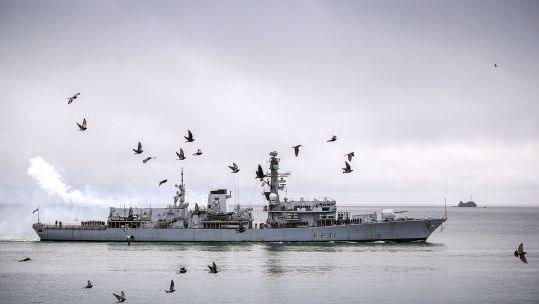 HMS Argyll in 2020 (Picture: Royal Navy).