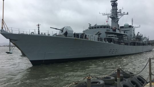 HMS Argyll homecoming Devonport