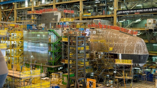 HMS Audacious Construction