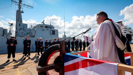 HMS Blyth and HMS Ramsey Decommissioning in Rosyth 20210804 Credit Royal Navy.jpg