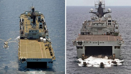 HMS Bulwark & HMS Albion