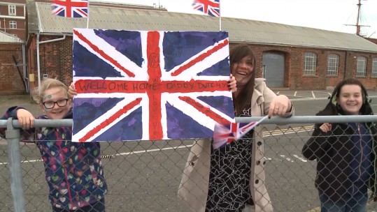 HMS Cattistock Homecoming