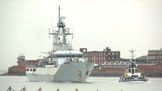 HMS Clyde in Portsmouth 201219 CREDIT BFBS.jpg 