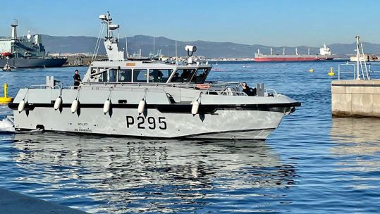 HMS Cutlass arrives in Gibraltar
