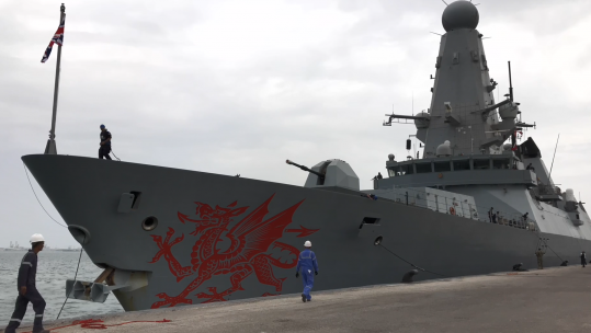 HMS Dragon in Bahrain 