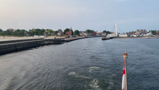 HMS Dasher departing Ustka on Baltops 25 CREDIT ROYAL NAVY