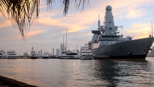 HMS Dauntless was deployed on Exercise Unitas 23 (Picture: Royal Navy).