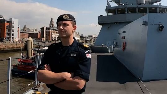 HMS Defender CREDIT BFBS