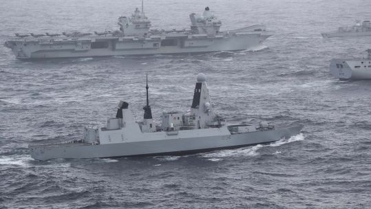 HMS Defender during exercise joint warrior in October 2020 (Picture: Royal Navy).