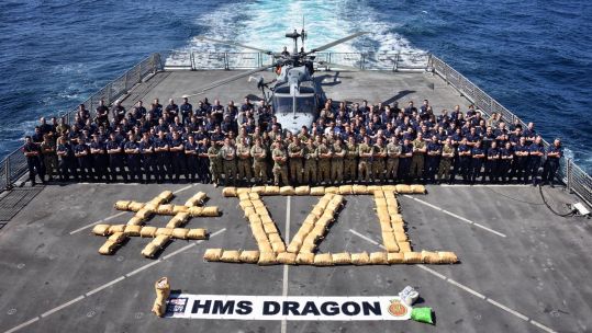 HMS Dragon 040319 CREDIT Royal Navy