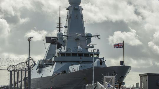 HMS Duncan (Picture: MOD). 
