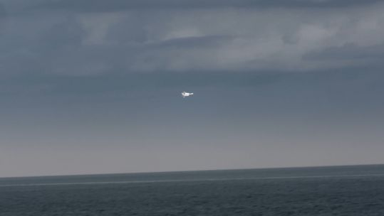 HMS Duncan buzzing