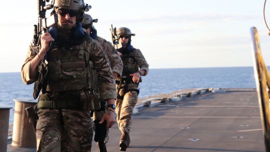 HMS Duncan patrolling the Mediterranean
