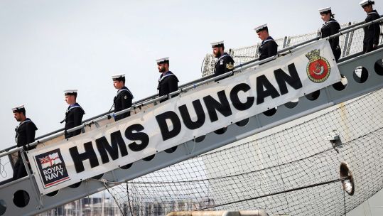 HMS Duncan will become the flagship for Nato's Standing Maritime Group 2 (Picture: Royal Navy).